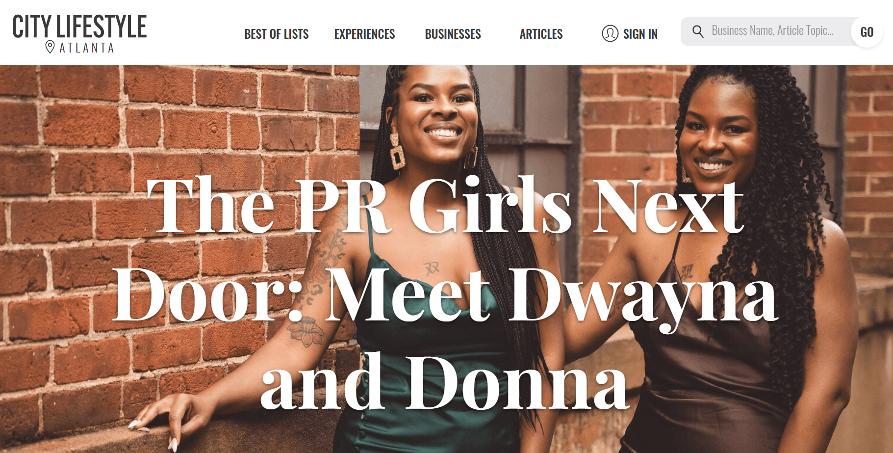 You are currently viewing The PR Girls Next Door: Meet Dwayna and Donna
