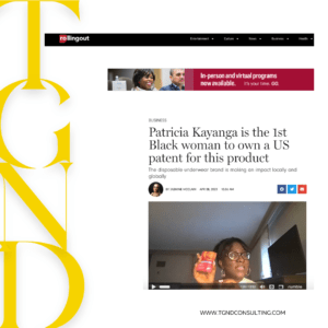Read more about the article Patricia Kayanga is the 1st Black woman to own a US patent for this product